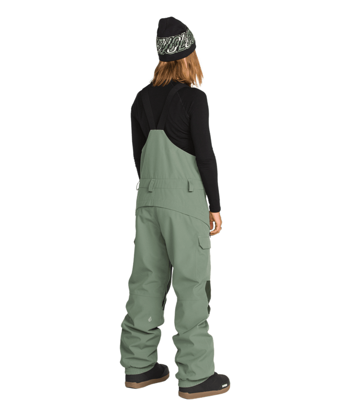 Volcom Womens Creston 3D Stretch Bib - Light Green 