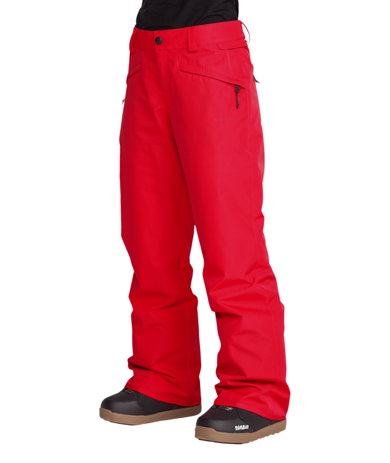 Volcom Womens Coldfront Ins Baggy Pant - Bright Cherry #color_bright-cherry