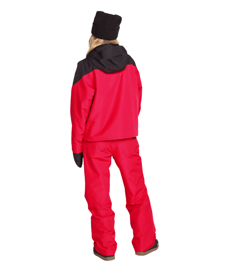 Volcom Womens Coldfront Ins Baggy Pant - Bright Cherry 