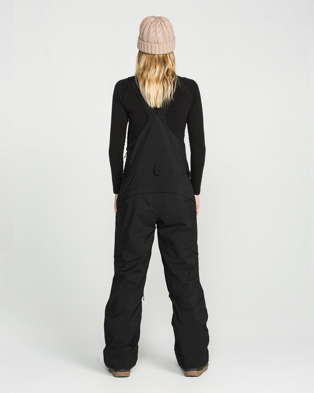 Volcom Womens Ash Stretch Gore Bib - Black - official gallery image 2 