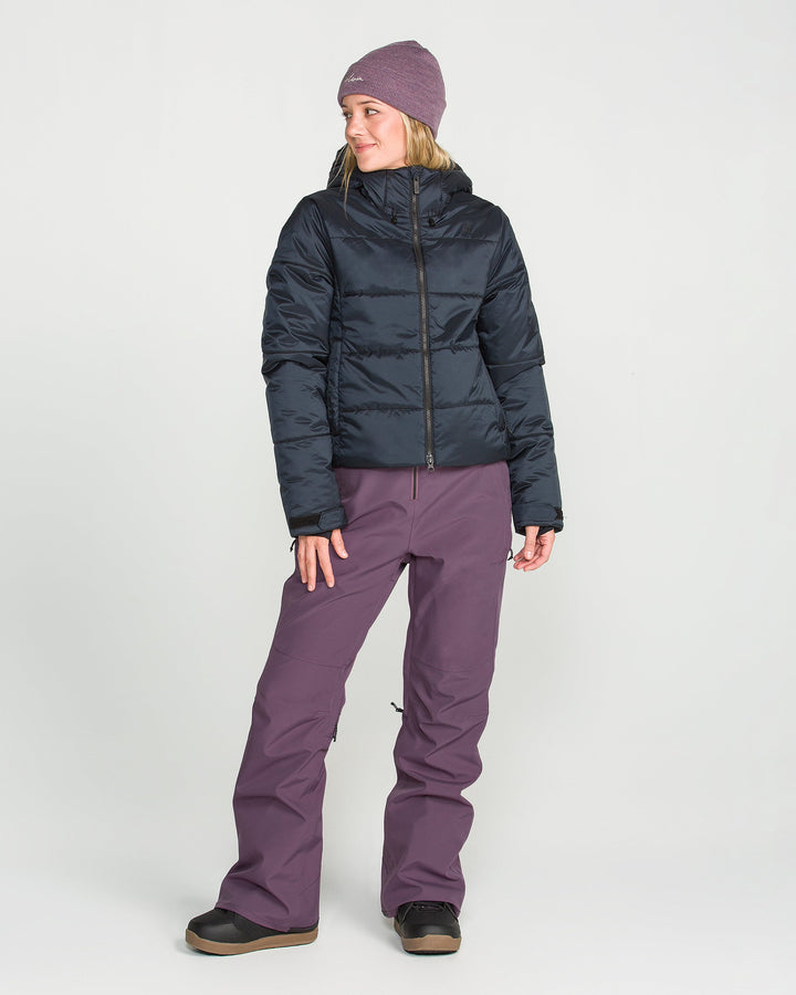Volcom Womens Swift Bib Overall - Arctic Dust - official gallery image 15 