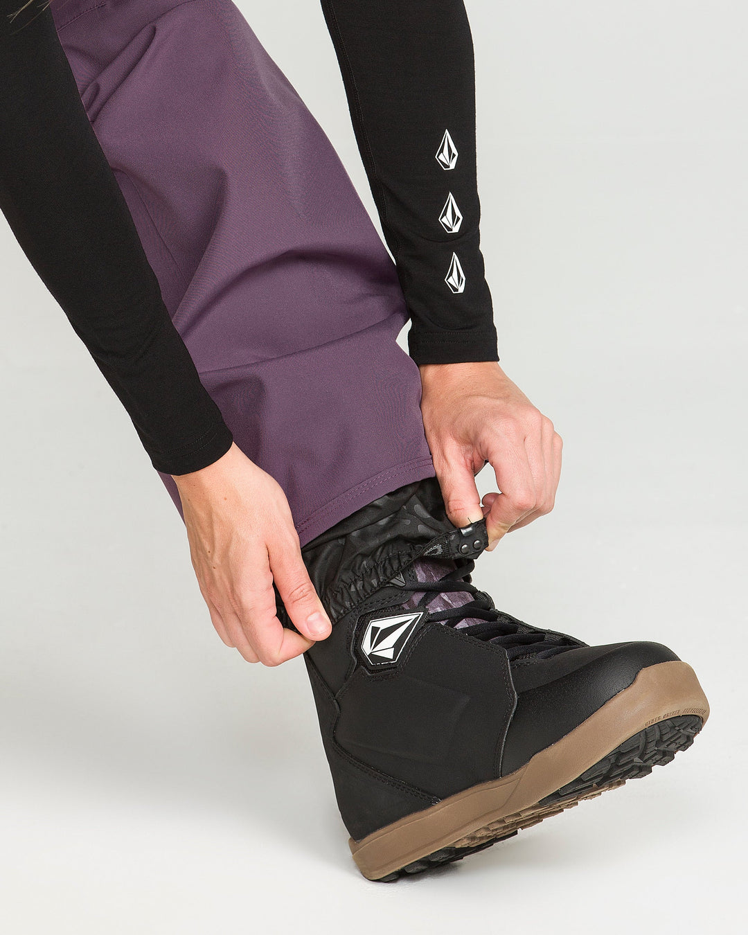 Volcom Womens Swift Bib Overall - Arctic Dust - official gallery image 14 