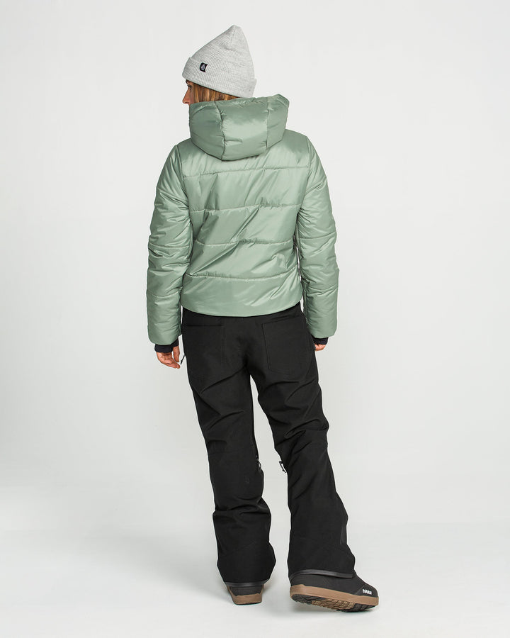 Volcom Womens Swift Bib Overall - Black - official gallery image 8 