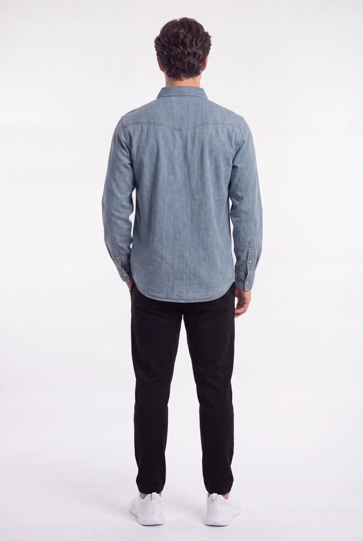 TEAMLTD Mens Homestead Denim Button Up