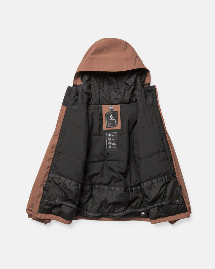 Volcom Kids Chaos Ins Jacket - Desert Taupe - official gallery image 9 
