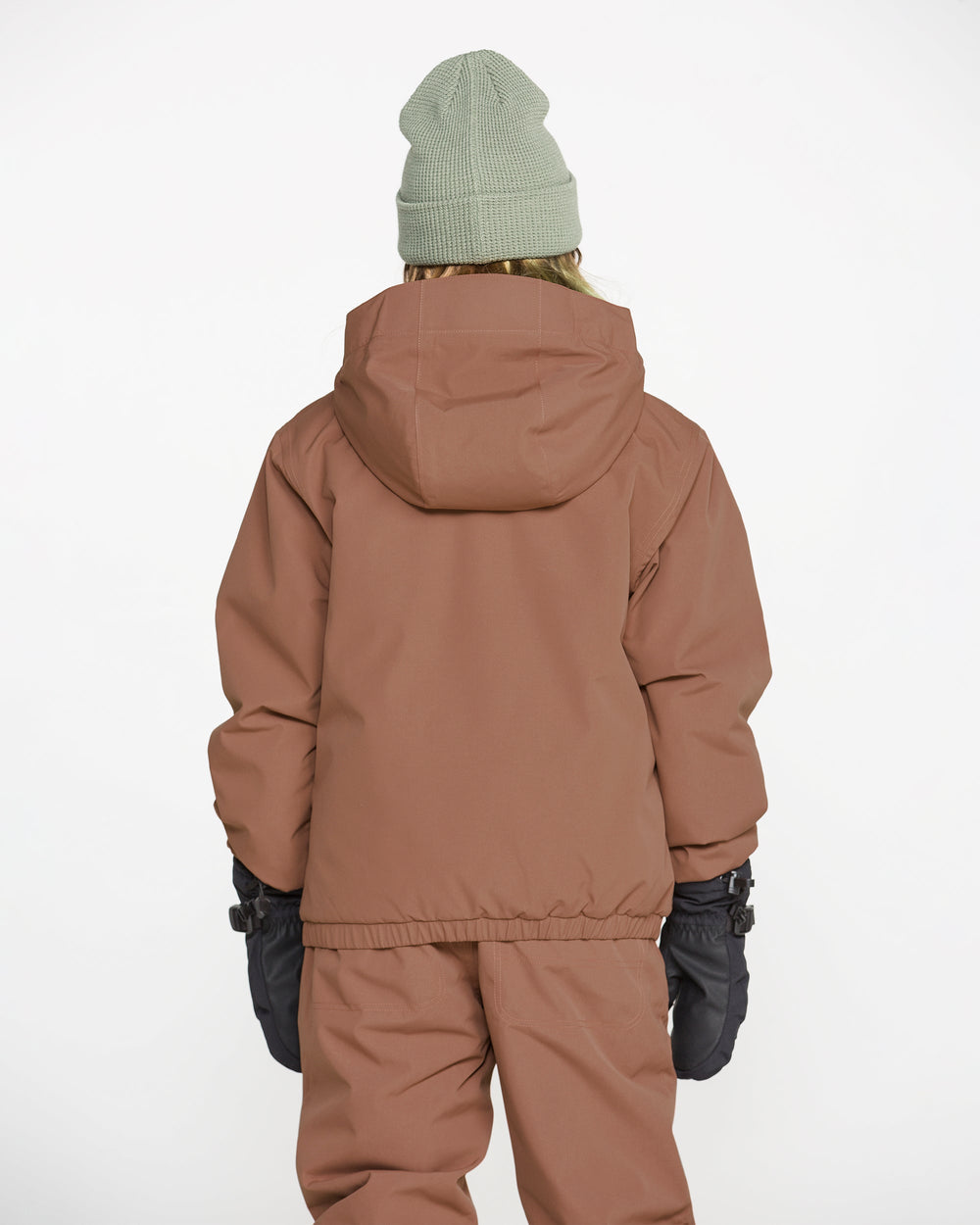 Volcom Kids Chaos Ins Jacket - Desert Taupe - official gallery image 2 #color_desert-taupe