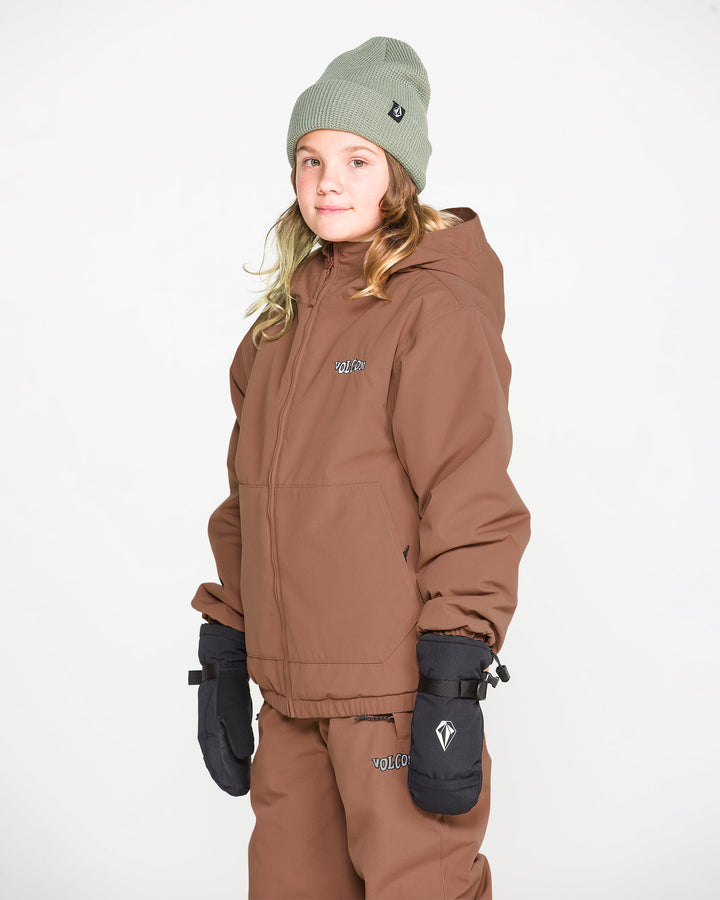Volcom Kids Chaos Ins Jacket - Desert Taupe - official gallery image 5 