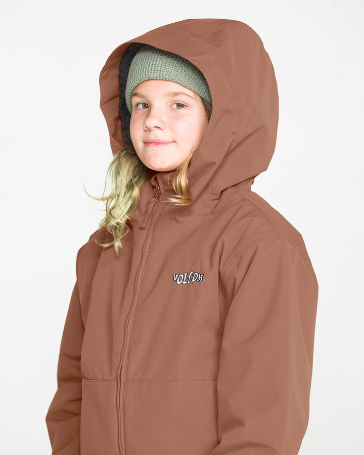 Volcom Kids Chaos Ins Jacket - Desert Taupe - official gallery image 3 