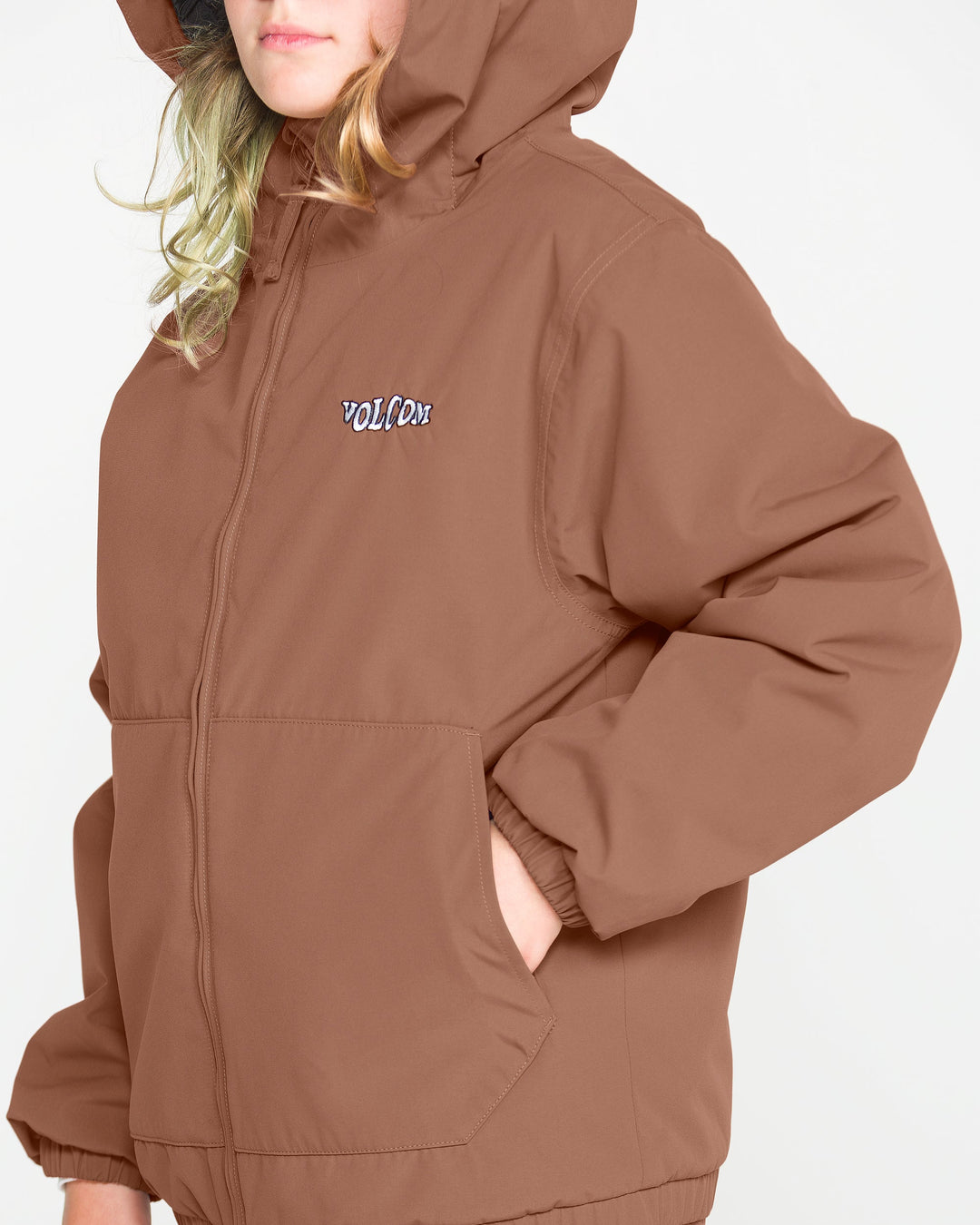 Volcom Kids Chaos Ins Jacket - Desert Taupe - official gallery image 4 