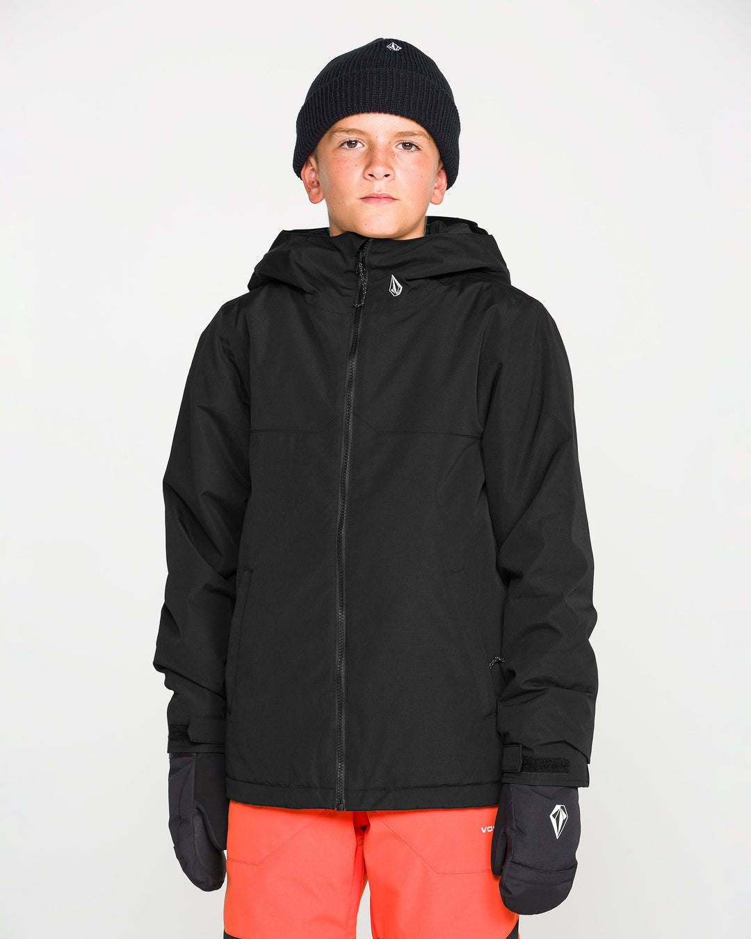 Volcom Kids Stone.91 Insulated Jacket in Black 