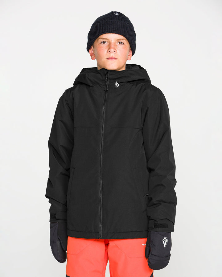 Volcom Kids Stone.91 Insulated Jacket in Black 
