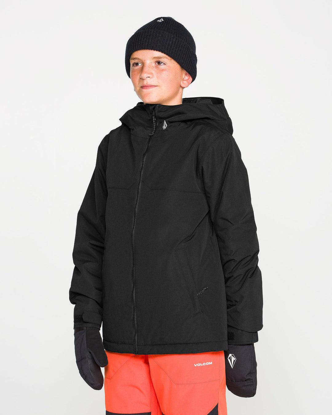 Volcom Kids Stone.91 Insulated Jacket in Black 