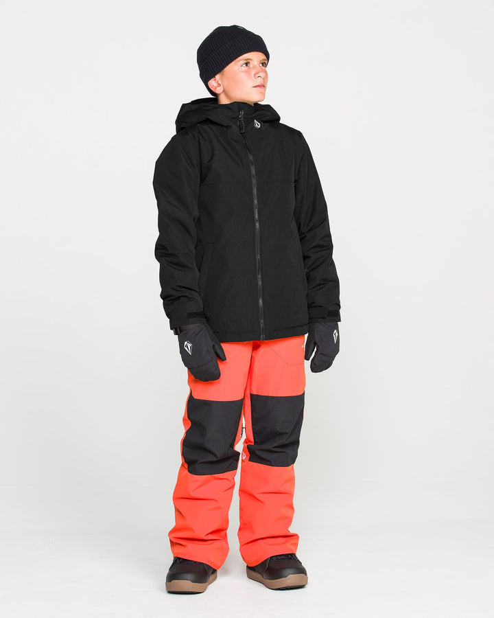 Volcom Kids Stone.91 Insulated Jacket in Black 