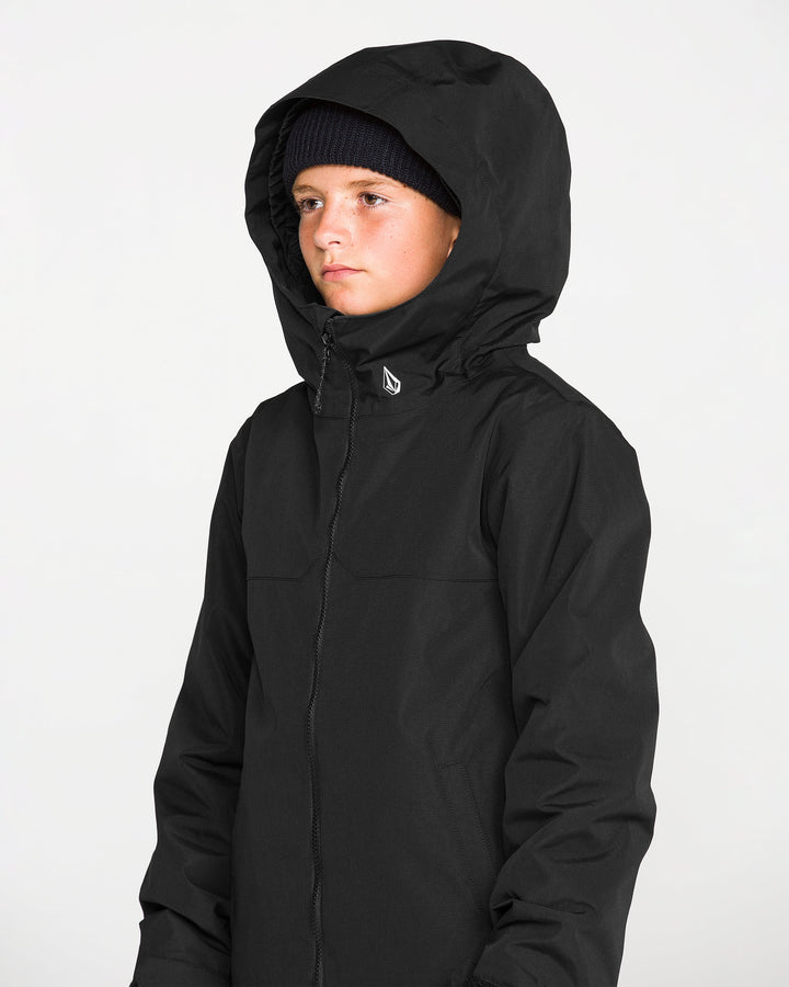 Volcom Kids Stone.91 Insulated Jacket in Black 