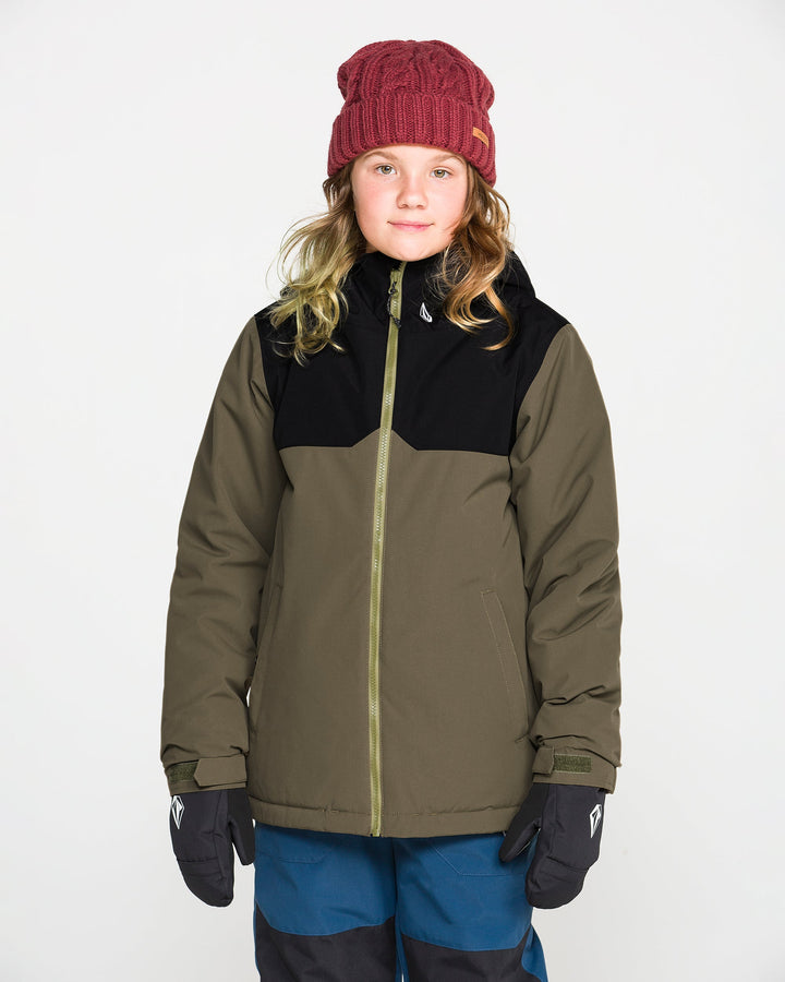 Volcom Kids Stone.91 Insulated Jacket in Teak 