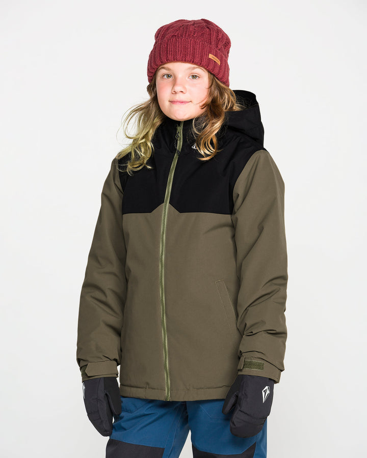 Volcom Kids Stone.91 Insulated Jacket in Teak 