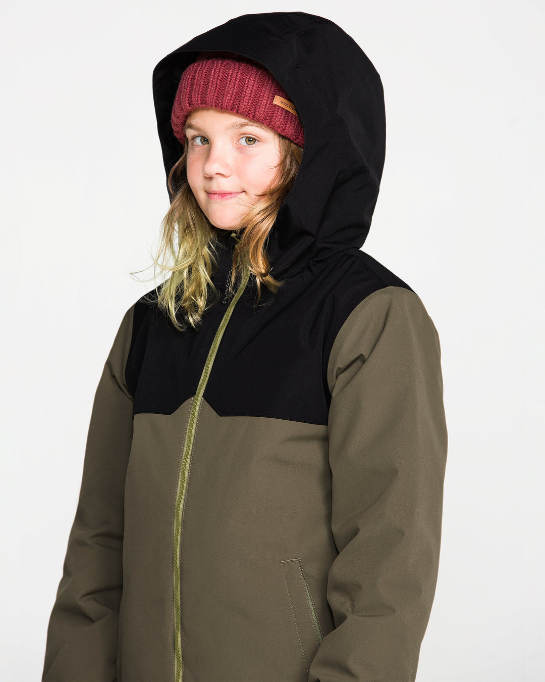 Volcom Kids Stone.91 Insulated Jacket in Teak 