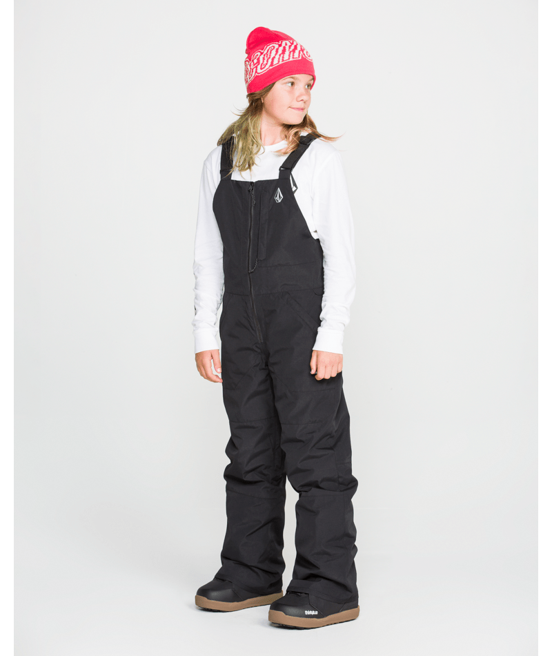 Volcom Kids Barkley Ins Bib Overall - Black 