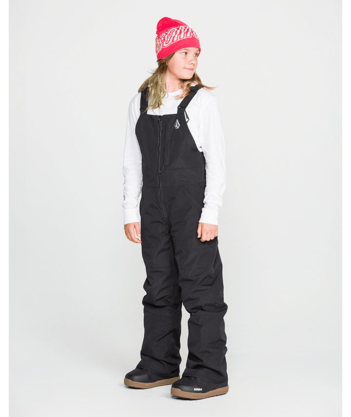 Volcom Kids Barkley Ins Bib Overall - Black 