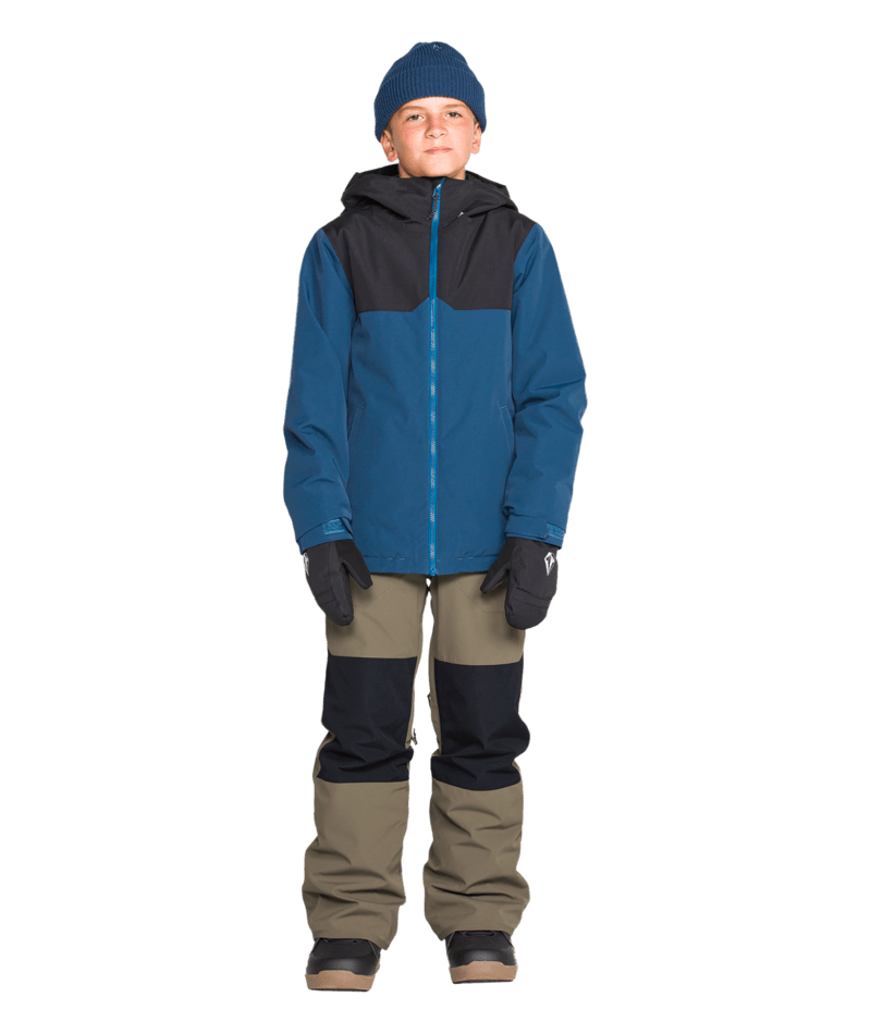 Volcom Kids Barkley Ins Bib Overall - Teak 