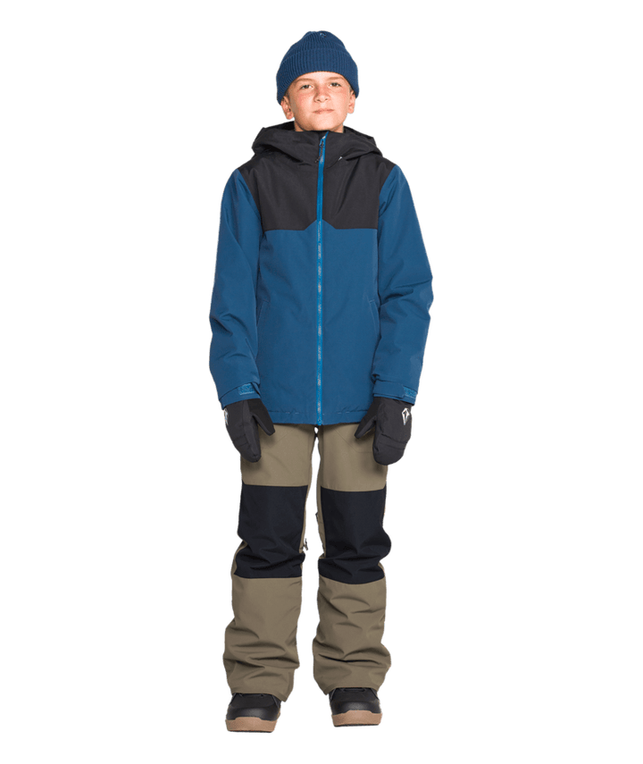Volcom Kids Barkley Ins Bib Overall - Teak 