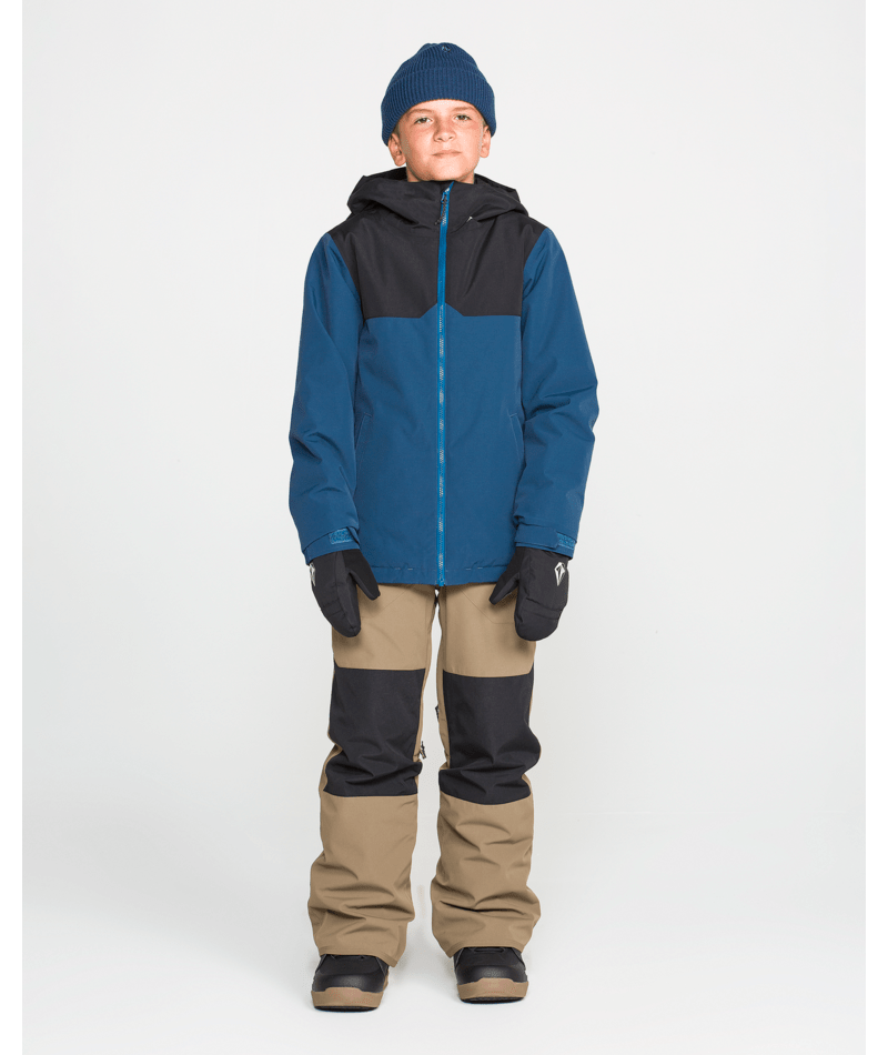 Volcom Kids Barkley Ins Bib Overall - Teak 