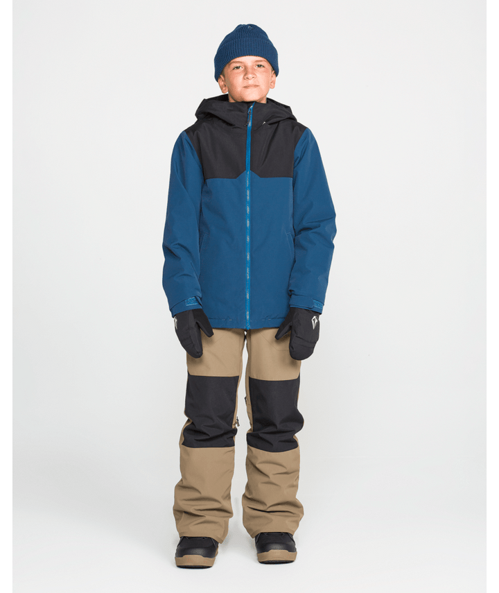 Volcom Kids Barkley Ins Bib Overall - Teak 