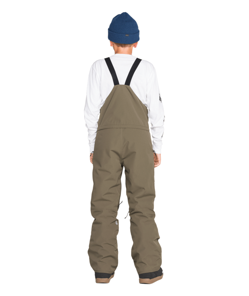 Volcom Kids Barkley Ins Bib Overall - Teak 