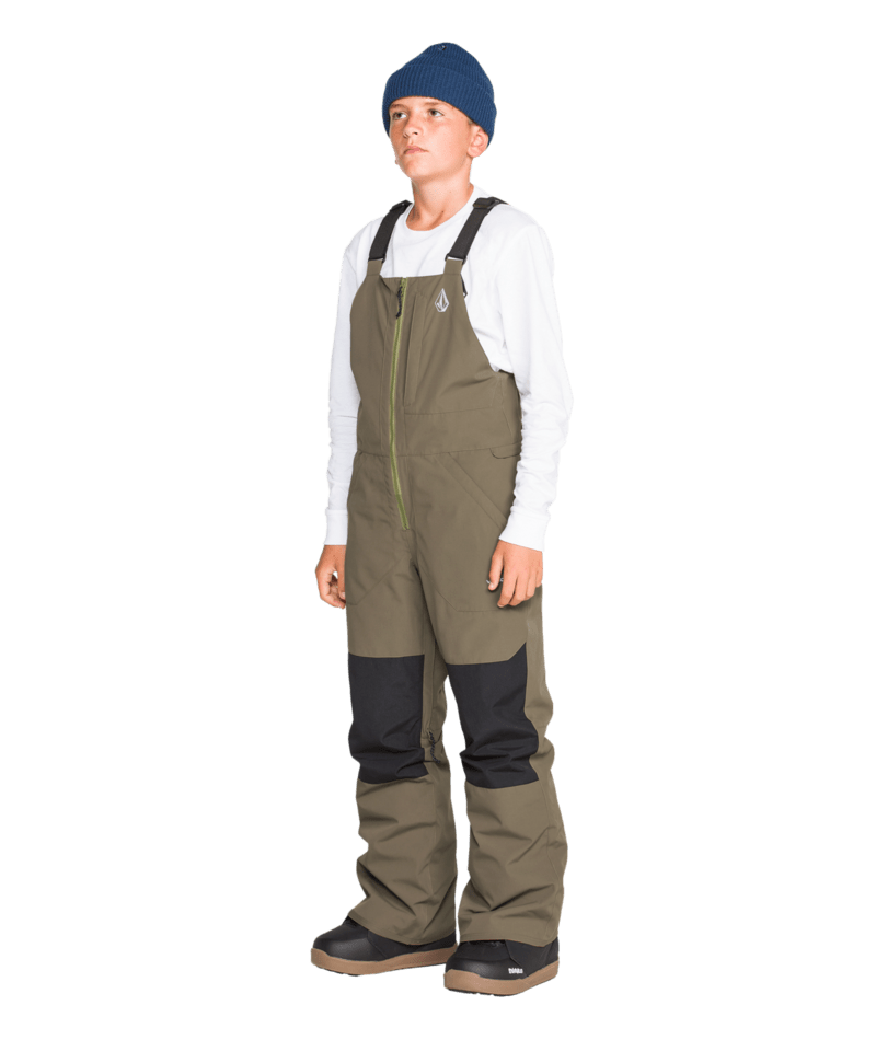 Volcom Kids Barkley Ins Bib Overall - Teak 