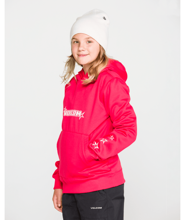 Volcom Kids Hydro Fleece Hoodie - Bright Cherry 