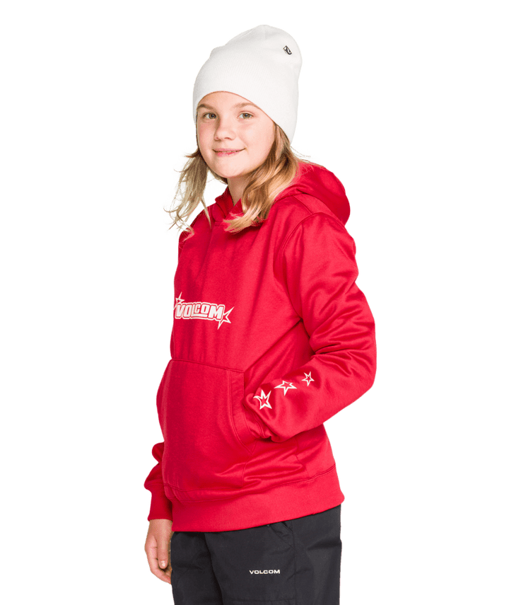 Volcom Kids Hydro Fleece Hoodie - Bright Cherry 