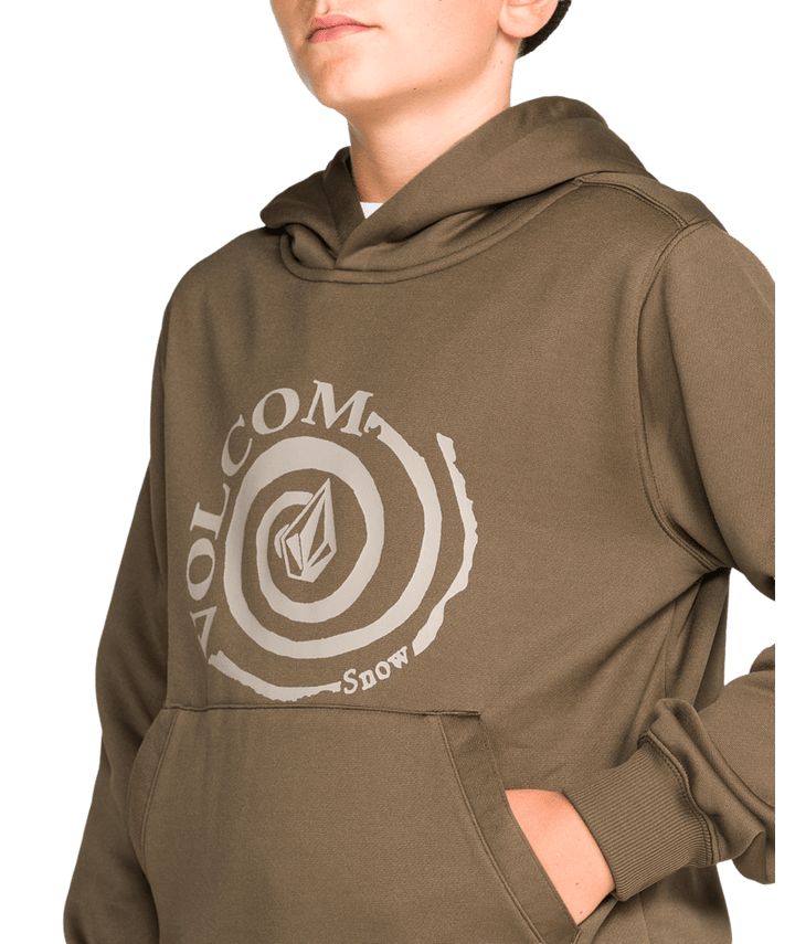 Volcom Kids Hydro Fleece Hoodie - Teak 