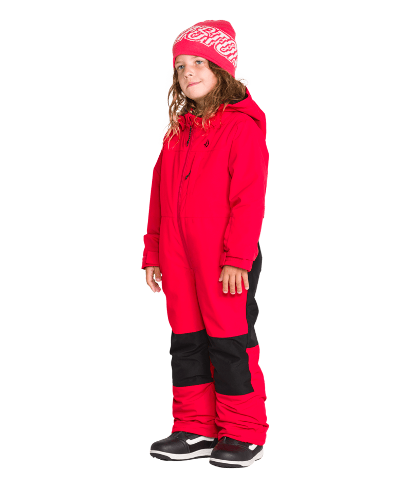 Volcom Kids Little Flurry One Piece - Bright Cherry 