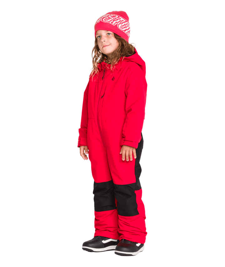 Volcom Kids Little Flurry One Piece - Bright Cherry 