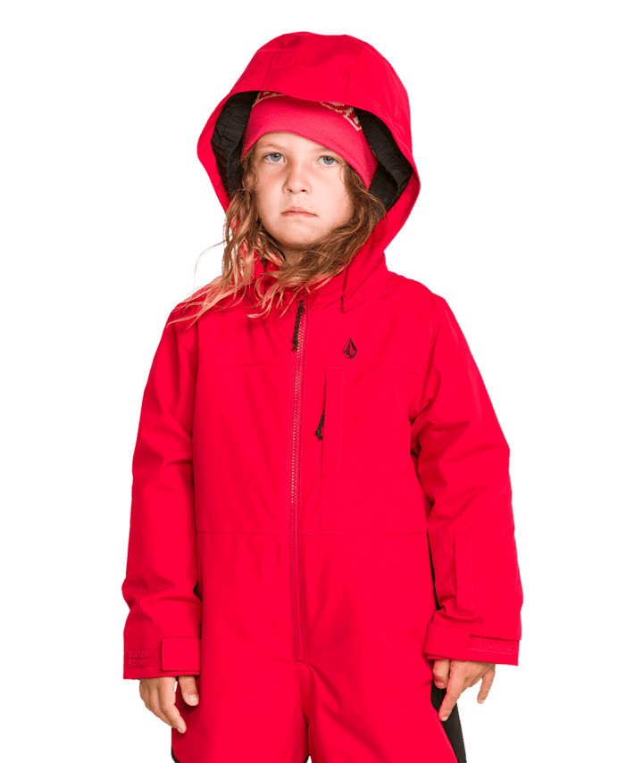 Volcom Kids Little Flurry One Piece - Bright Cherry 