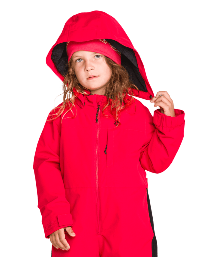 Volcom Kids Little Flurry One Piece - Bright Cherry 