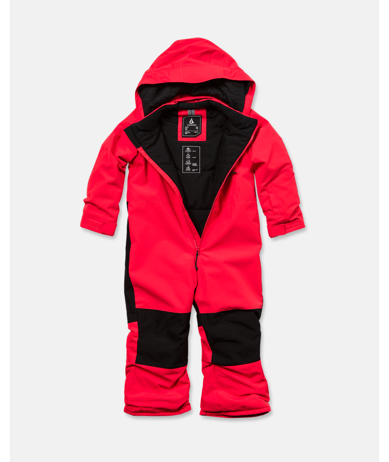 Volcom Kids Little Flurry One Piece - Bright Cherry 