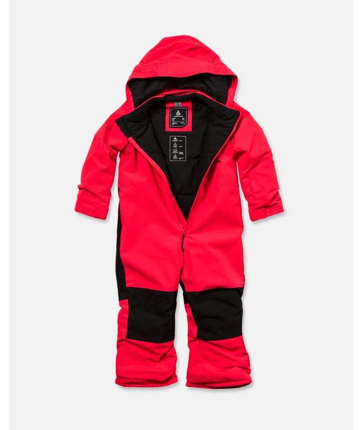Volcom Kids Little Flurry One Piece - Bright Cherry 