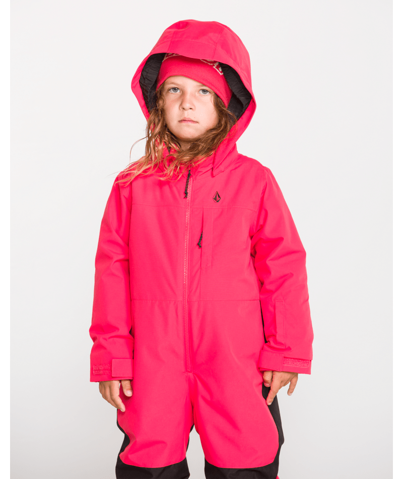 Volcom Kids Little Flurry One Piece - Bright Cherry 