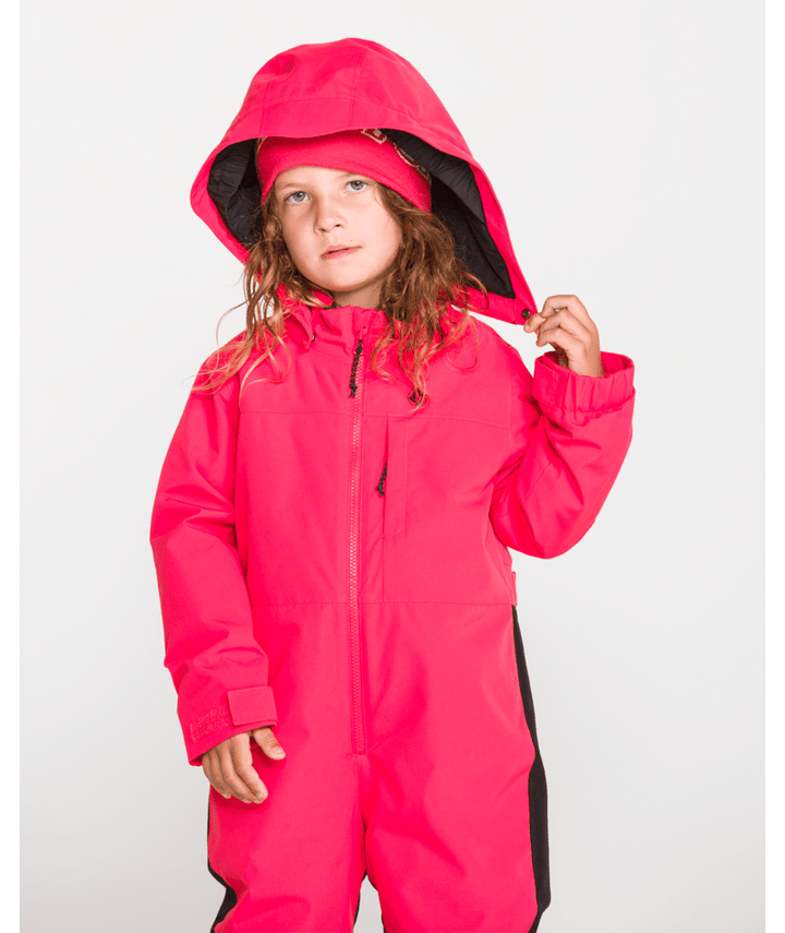 Volcom Kids Little Flurry One Piece - Bright Cherry 