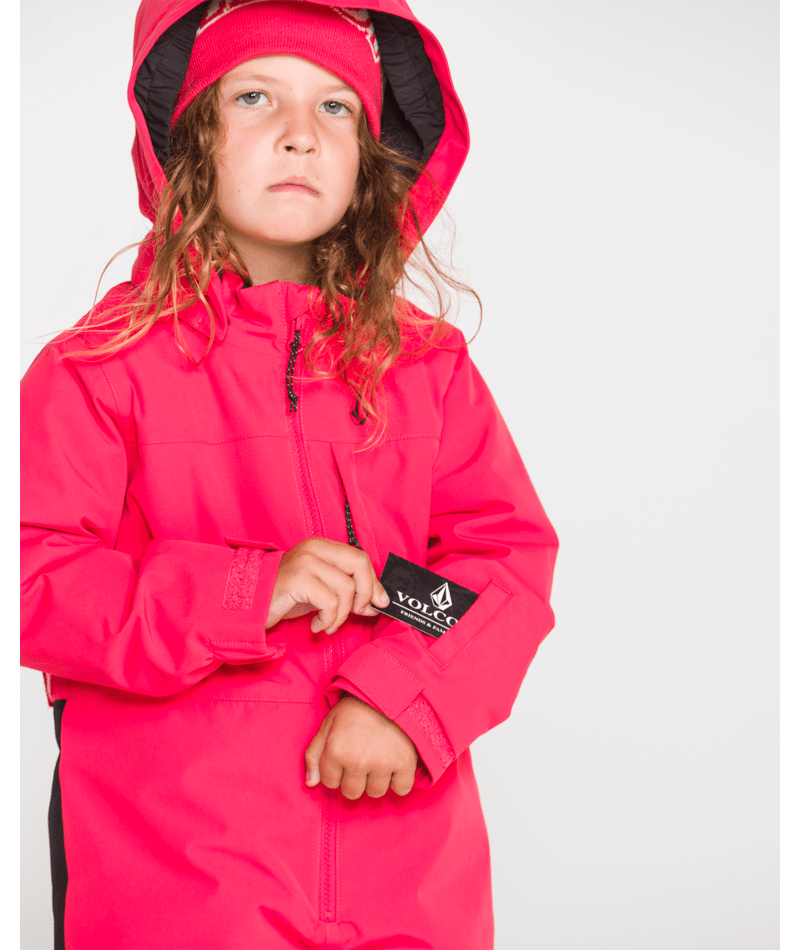 Volcom Kids Little Flurry One Piece - Bright Cherry 
