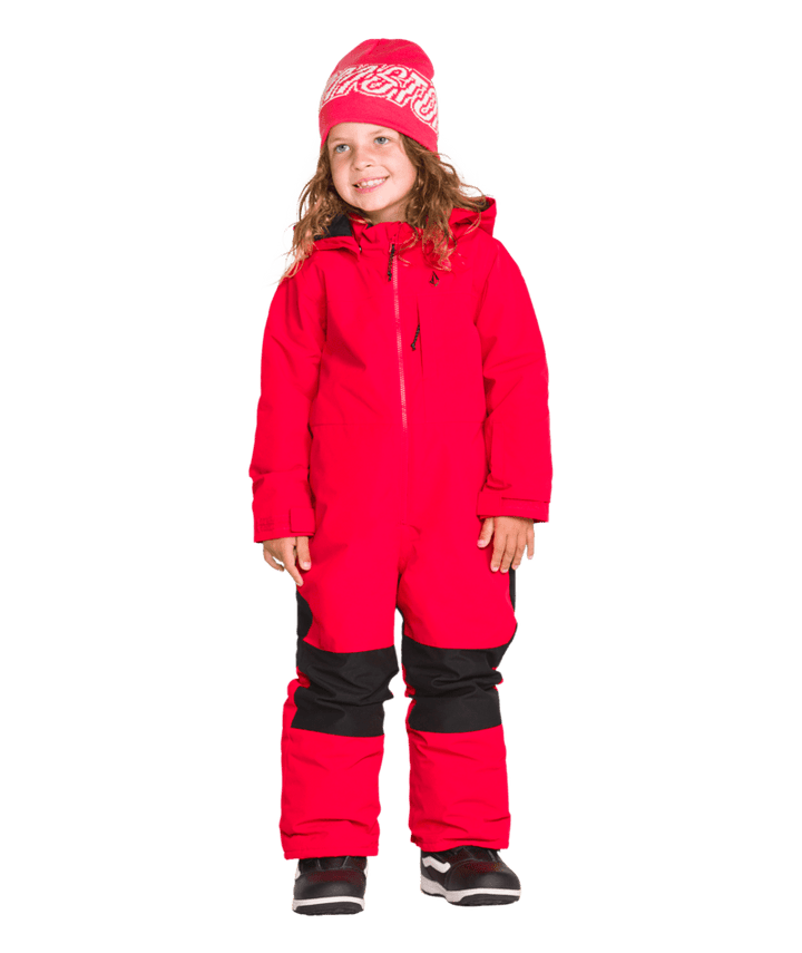 Volcom Kids Little Flurry One Piece - Bright Cherry 