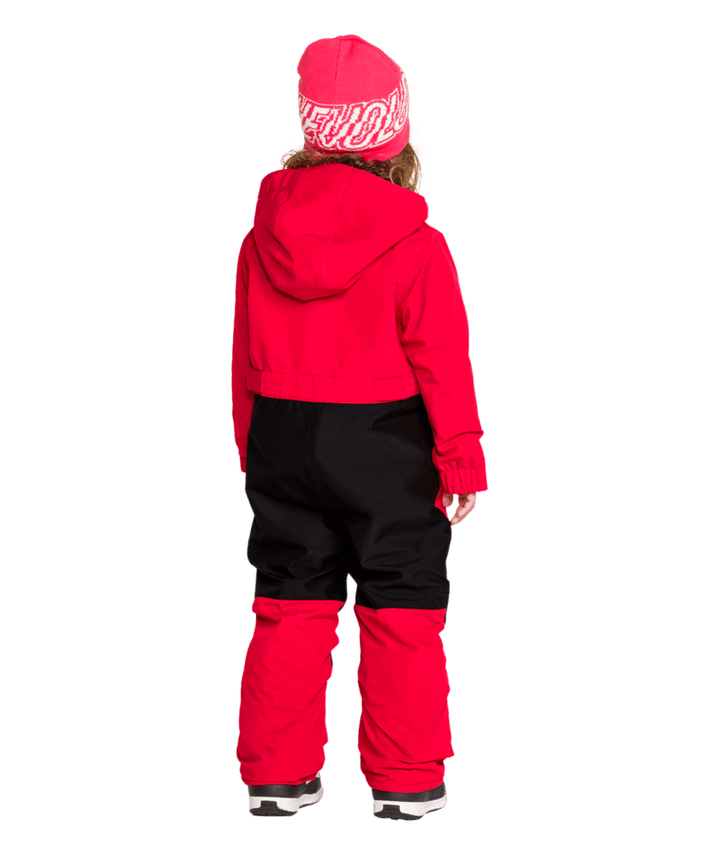 Volcom Kids Little Flurry One Piece - Bright Cherry 