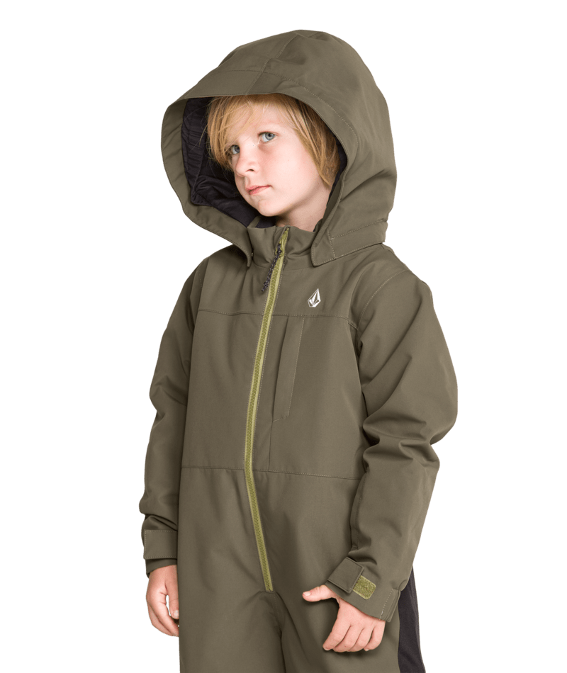 Volcom Kids Little Flurry One Piece - Teak 