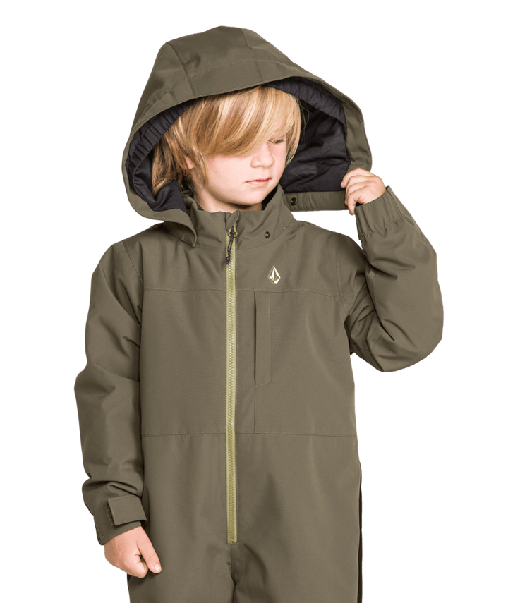 Volcom Kids Little Flurry One Piece - Teak 