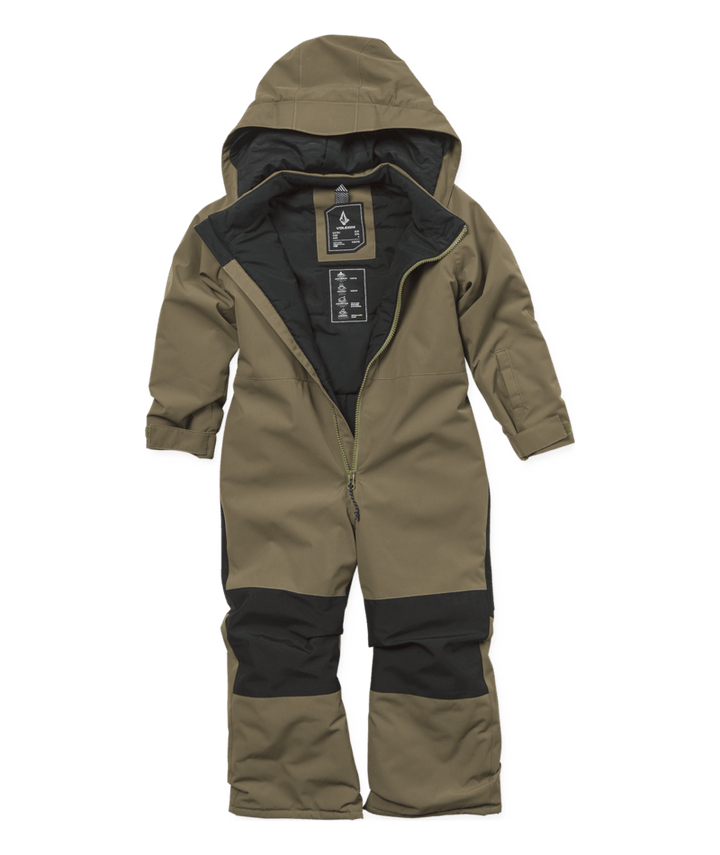 Volcom Kids Little Flurry One Piece - Teak 