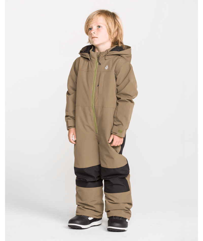 Volcom Kids Little Flurry One Piece - Teak 