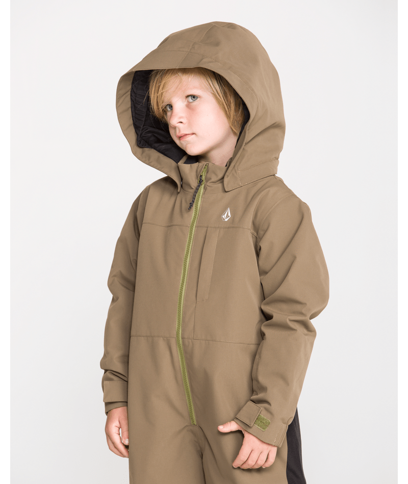 Volcom Kids Little Flurry One Piece - Teak 