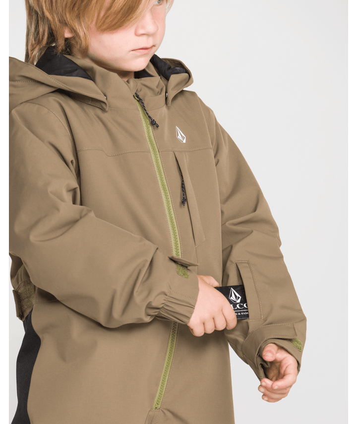Volcom Kids Little Flurry One Piece - Teak 