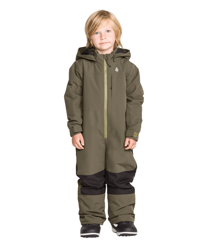 Volcom Kids Little Flurry One Piece - Teak #color_teak